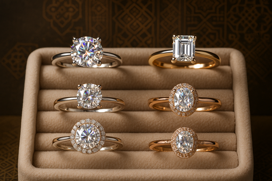 The Most Beautiful Moissanite Rings in Pakistan - Afoordable artificial jewellery in pakistan