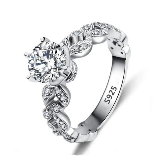 Timeless Elegance 1.5 Carat Zircon Ring in Baroque style – Available at Artificial Jewellery Online in Pakistan