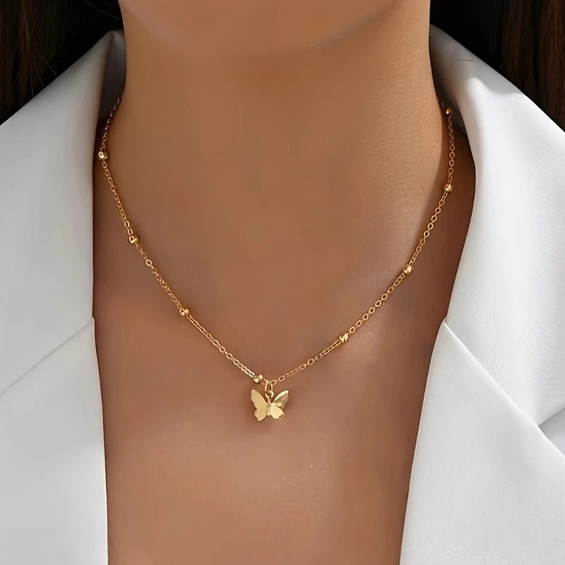Stylish back Y-necklace accessory – affordable artificial jewellery in Pakistan