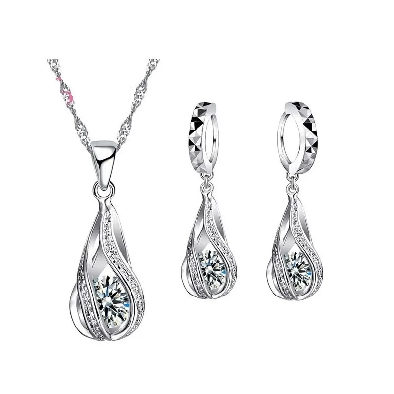 Exquisite Silver Jewelry Set for Women
