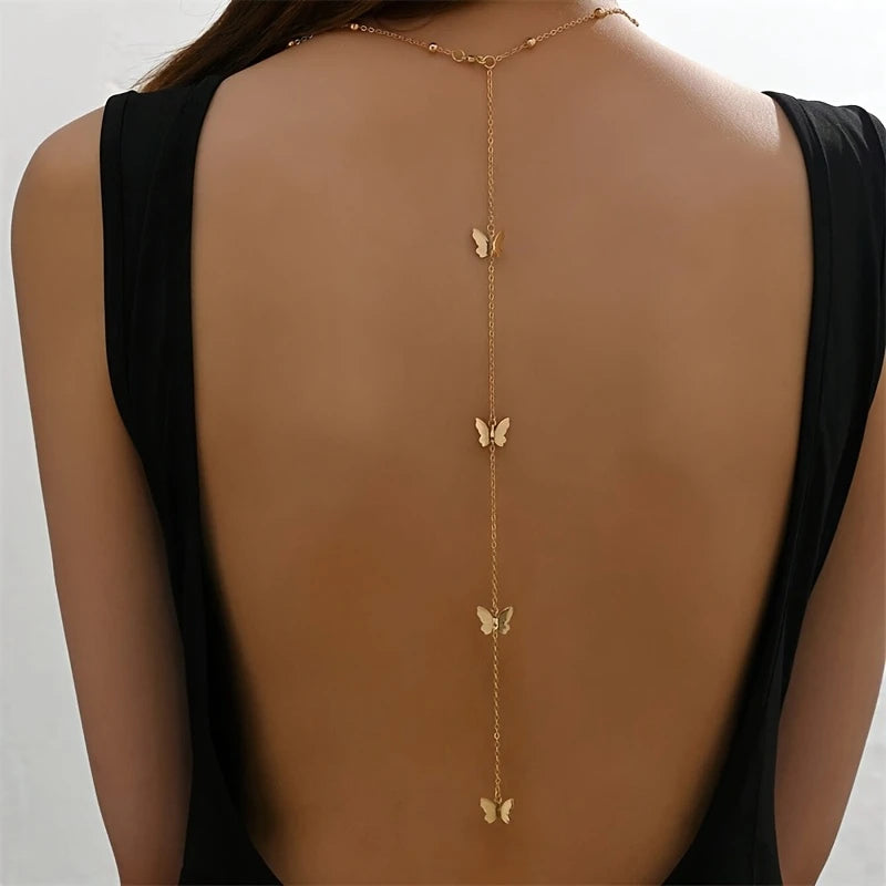 Sexy Back Bow Y-Necklace for women – affordable artificial jewellery in Pakistan