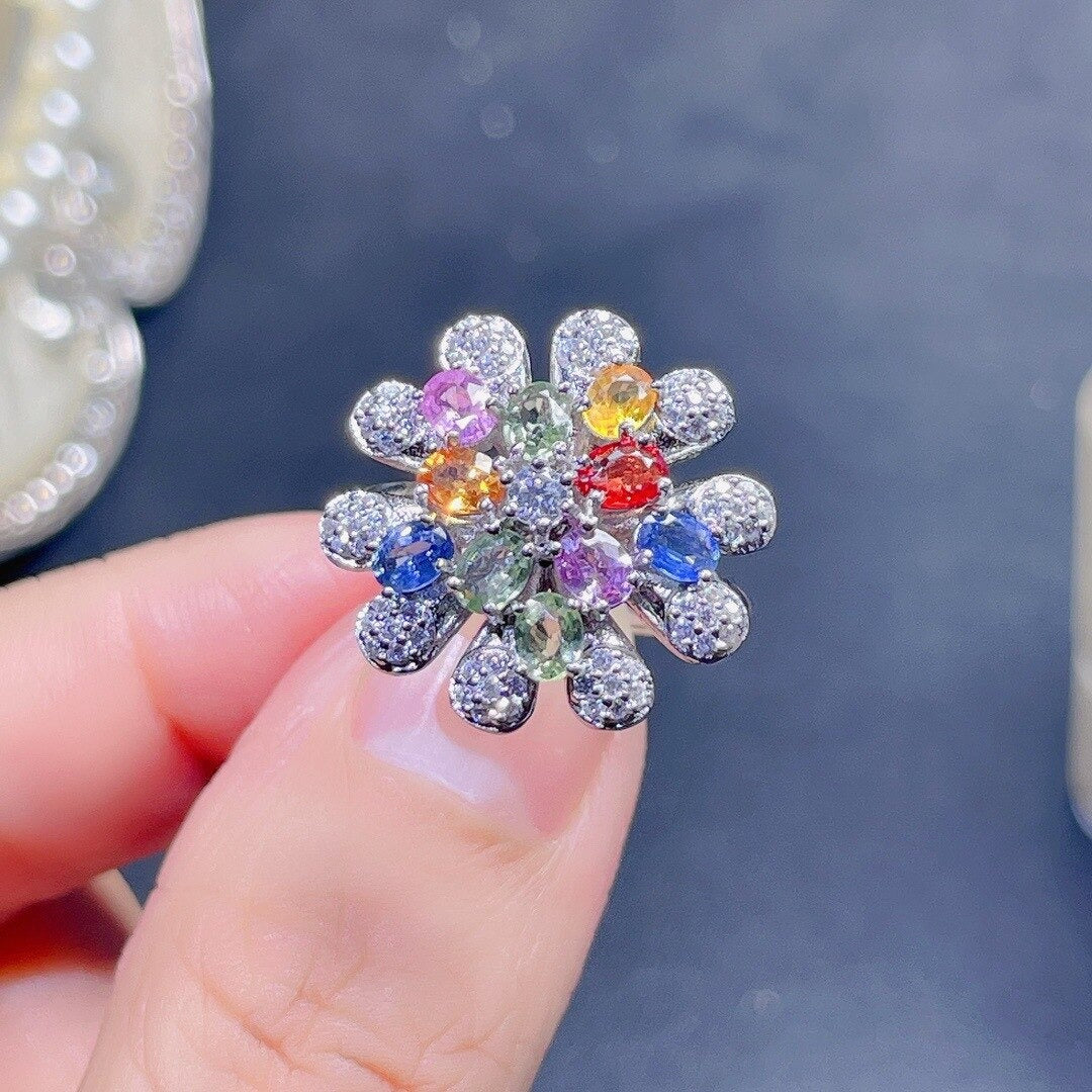 Elegant gemstone rings – affordable artificial jewellery in Pakistan by Eva & Esh.