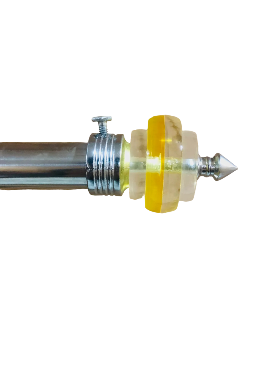 yellow crystal rod holder