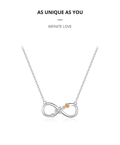 Close-up of charming 925 sterling silver flower necklace – Eva & Esh jewellery collection