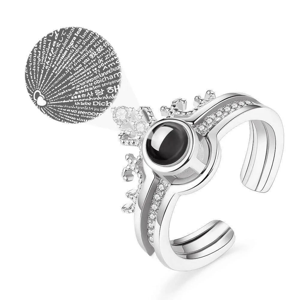 100 Languages Love Ring Silver – Artificial Jewellery Online in Pakistan by Eva & Esh