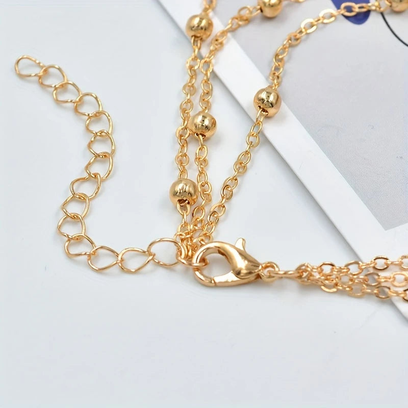 Stylish Korean multi-layer pearl chain – trendy affordable artificial jewellery in Pakistan