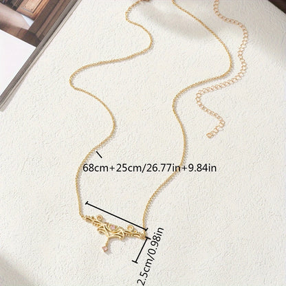 Side view of waist chain showing delicate copper links and synthetic zircon stones – festival-ready jewellery for women.