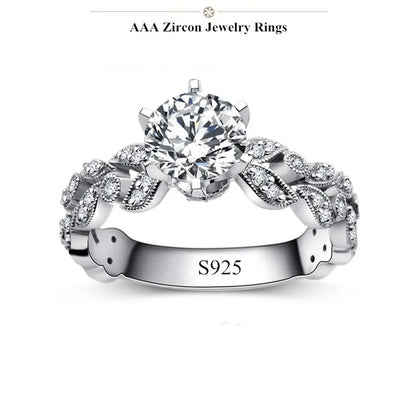Close-up of 1.5 Carat Zircon Baroque Ring for Women – Elegant design from Artificial Jewellery Online in Pakistan