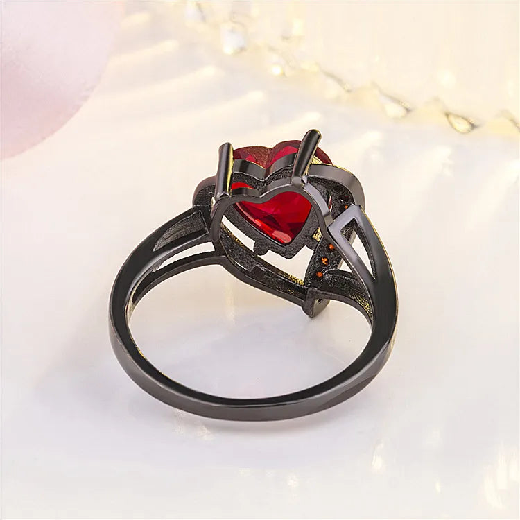 Heart Cubic Zirconia Ring for Women – Elegant & Sparkling Love-Inspired Jewelry