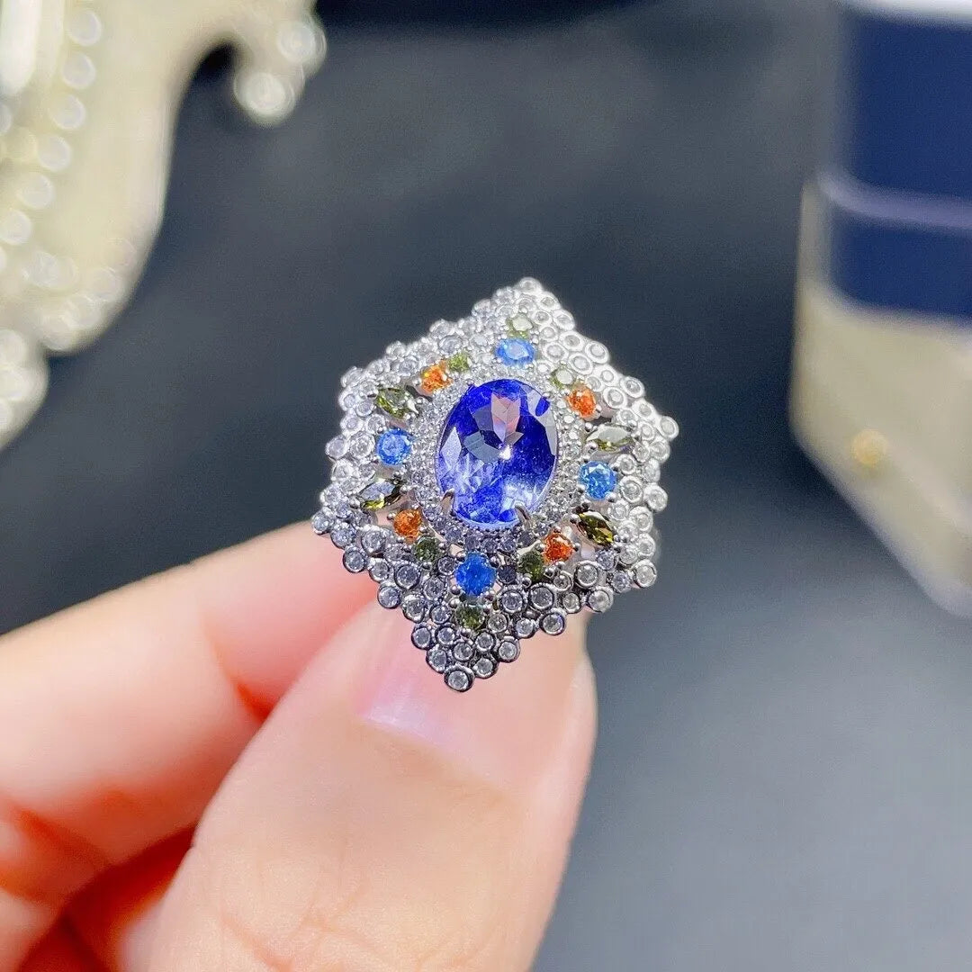 Side view showing elegant open band and gemstone setting – Best Jewelry Store Online in Pakistan