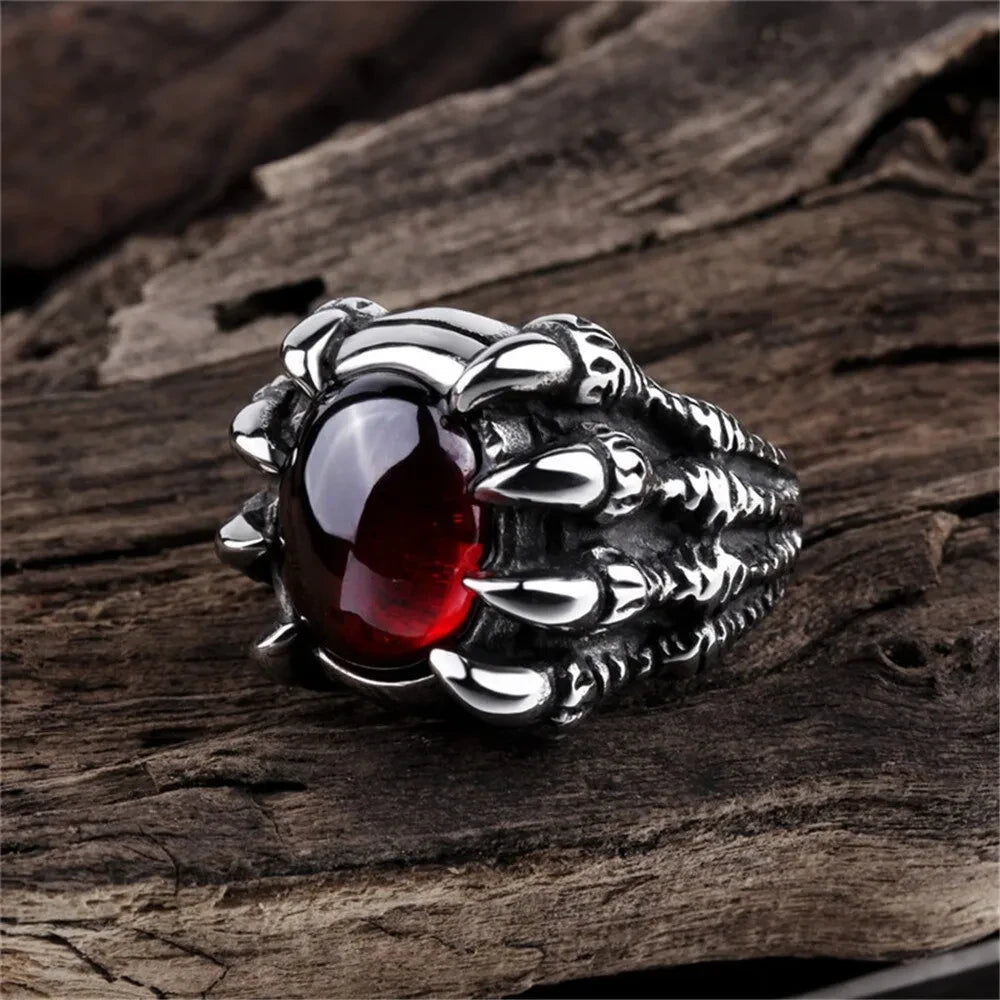 Men Dragon Claw Ring: Fearless Edgy Design for Modern Warriors