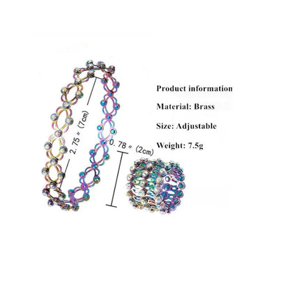 Convertible 2 in 1 ring bracelet showcased on wrist – Best Jewelry Store Online in Pakistan