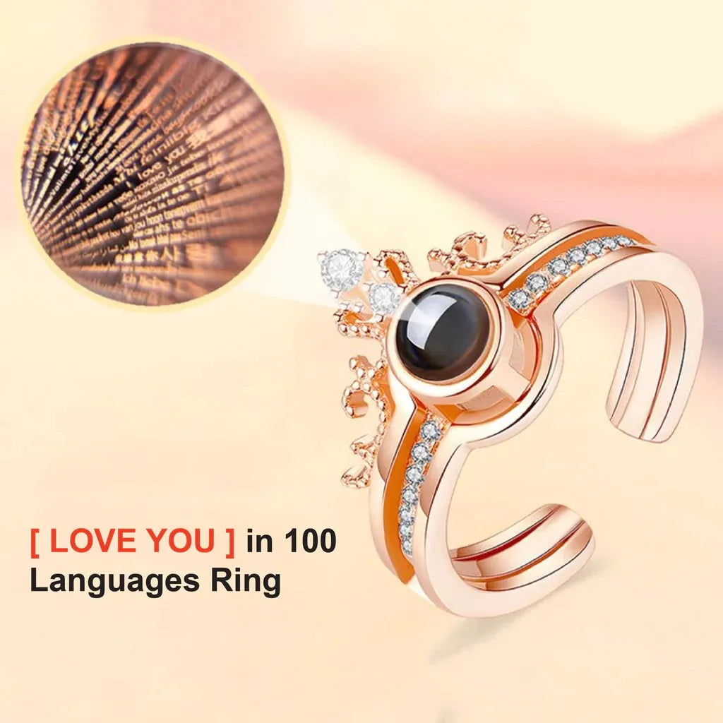 100 Languages Love Ring Rose Gold – Artificial Jewellery Online in Pakistan by Eva & Esh