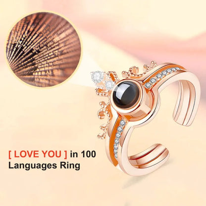 100 Languages Love Ring Rose Gold – Artificial Jewellery Online in Pakistan by Eva & Esh