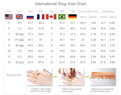 Size Chart Rings