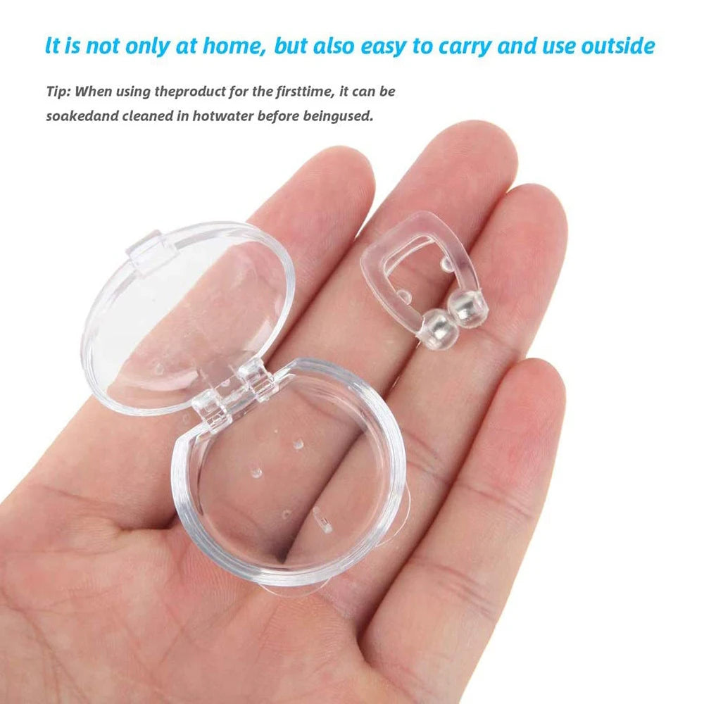 Magnetic Silicone Anti Snore Nose Clip