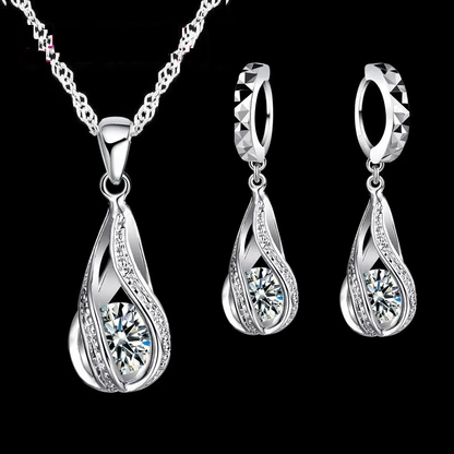  Exquisite Silver Jewelry Set for Women