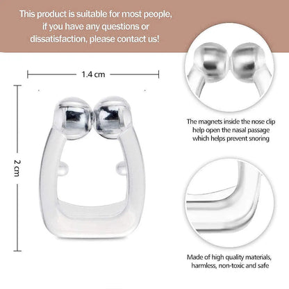 Magnetic Silicone Anti Snore Nose Clip