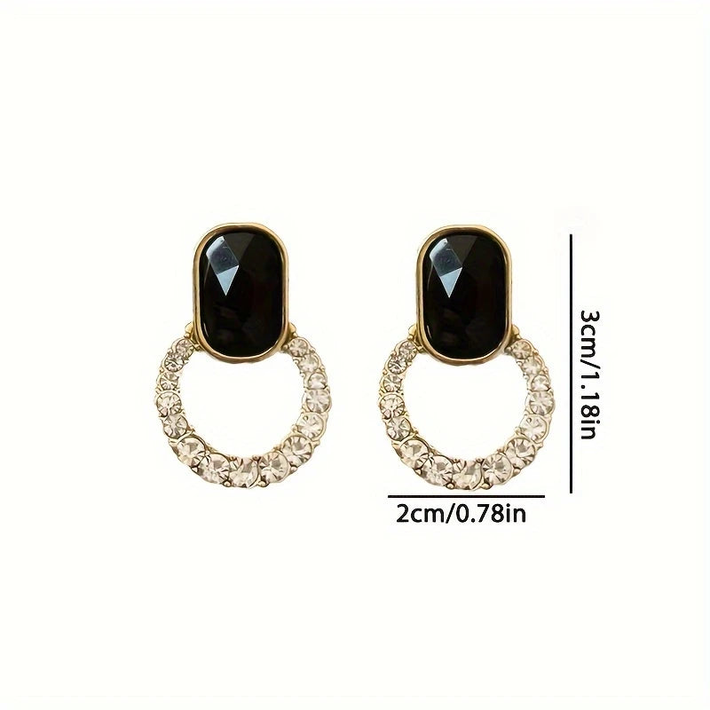 Timeless black earrings – daily wear studs from affordable artificial jewellery store in Pakistan