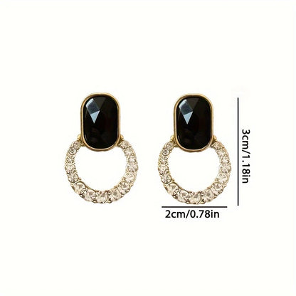 Timeless black earrings – daily wear studs from affordable artificial jewellery store in Pakistan