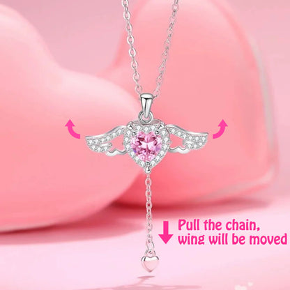 Adjustable stainless steel chain angel necklace – Best Jewelry Store Online in Pakistan