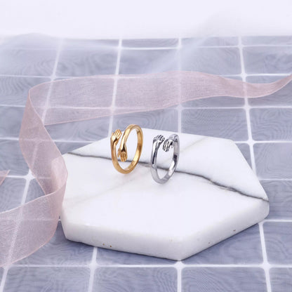 Adjustable brass hug ring for women – trendy piece of affordable artificial jewellery in Pakistan