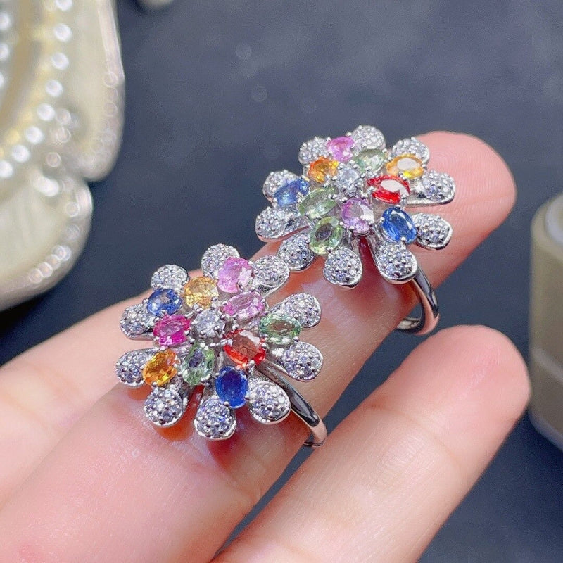Gift box presentation of Flower Crystal 925 Silver Ring – Best Jewelry Store Online in Pakistan