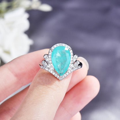 Luxury gift box presentation of Crown Tourmaline Ring – Best Jewelry Store Online in Pakistan
