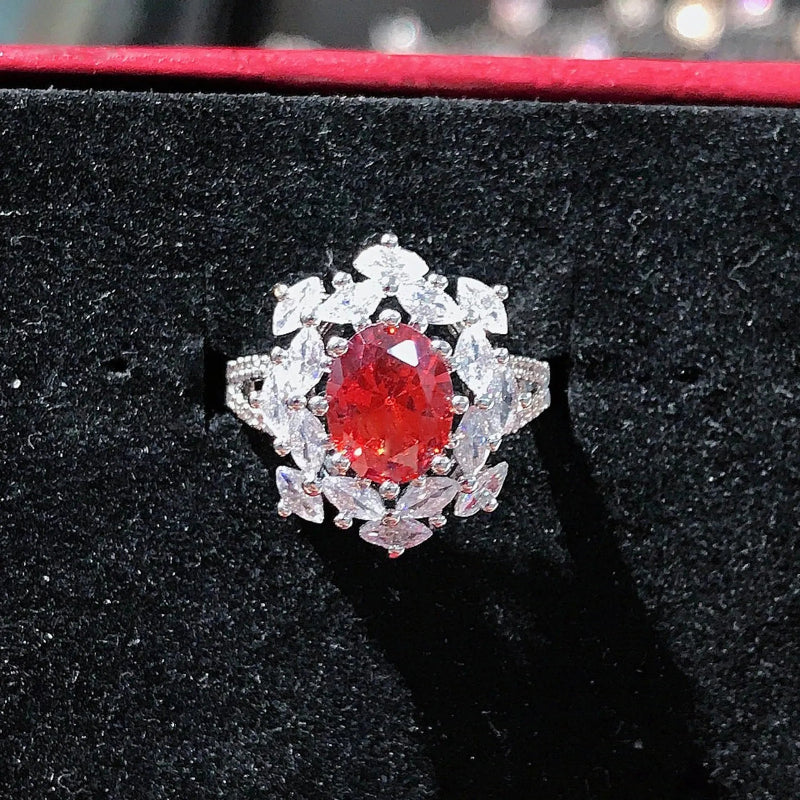 Side view showing vintage design details of ruby silver ring – Best Jewelry Store Online in Pakistan