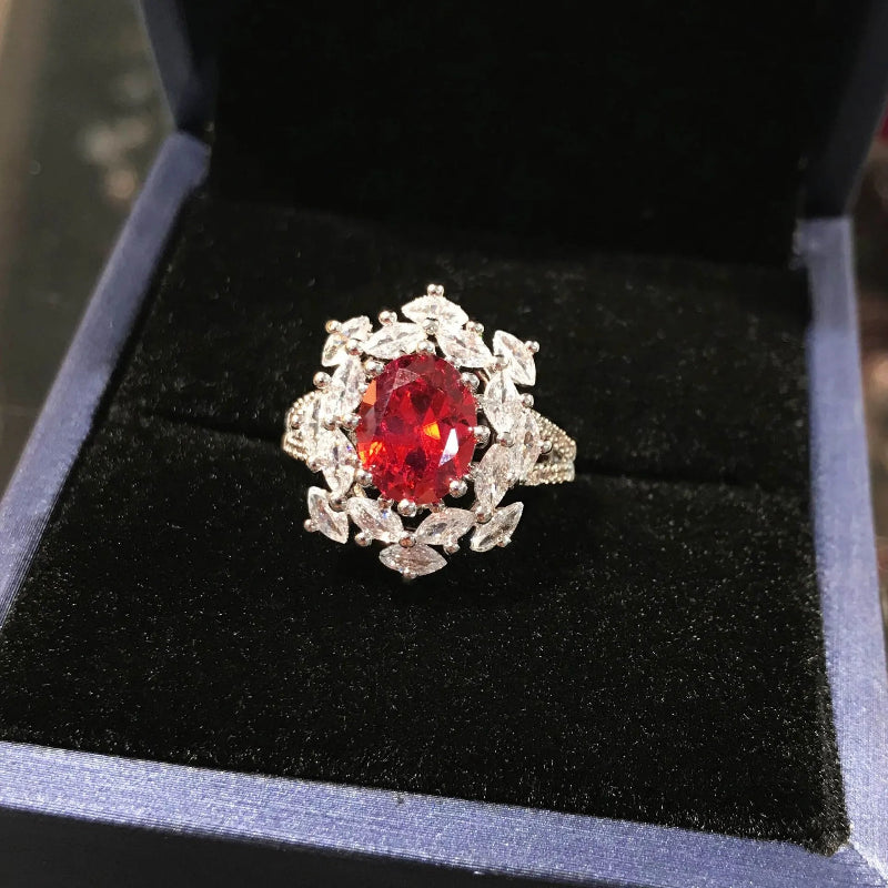 Gift box presentation of Princess Ruby 925 Silver Ring – Best Jewelry Store Online in Pakistan
