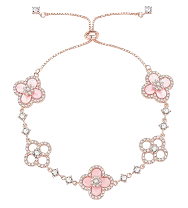 clover bracelet with transparent background