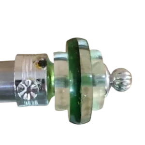 Chrome Crystal Curtain Rod Holder