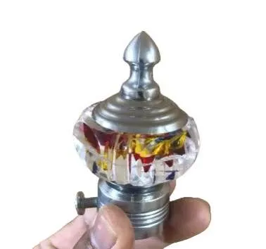 Multi Color Crystal Curtain Rod Holder