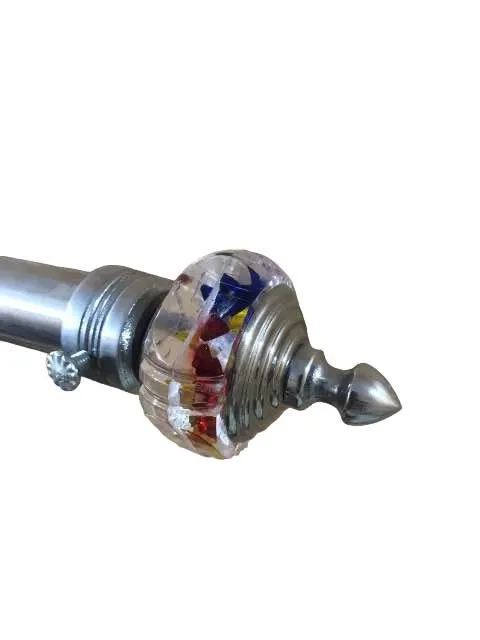 Multi Color Crystal Curtain Rod Holder