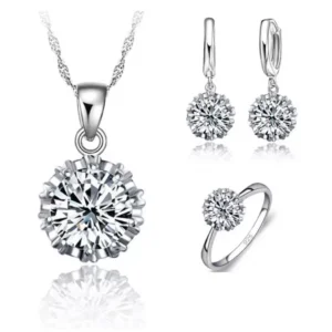 Sterling Silver Jewelry Set - women fashion jewelry