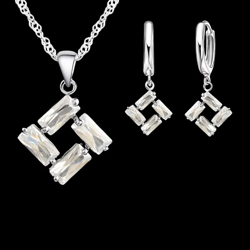 925 Silver Stamped jewelry set