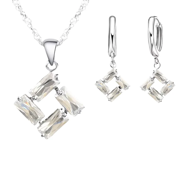 925 Silver Stamped jewelry set