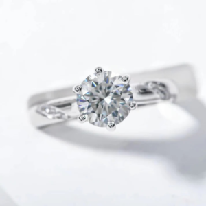 1 carat moissanite ring - women promise rings