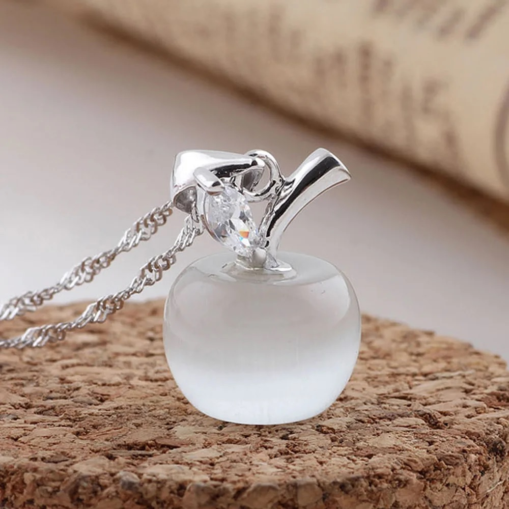 Sterling Silver Women Fashion Jewelry Apple Pendent for Necklace, Earrings
