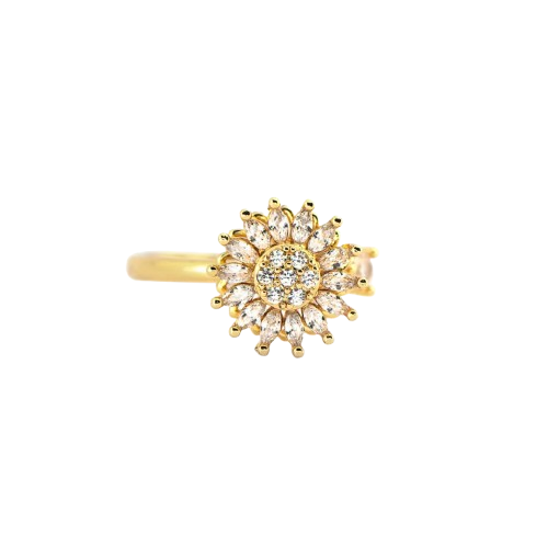 sunflower spinning ring tranparent background