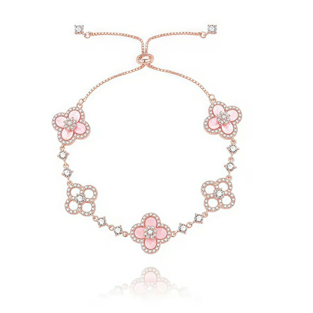 Sakura Cleef Bracelet Pakistan Copper Floral Elegant Bracelet