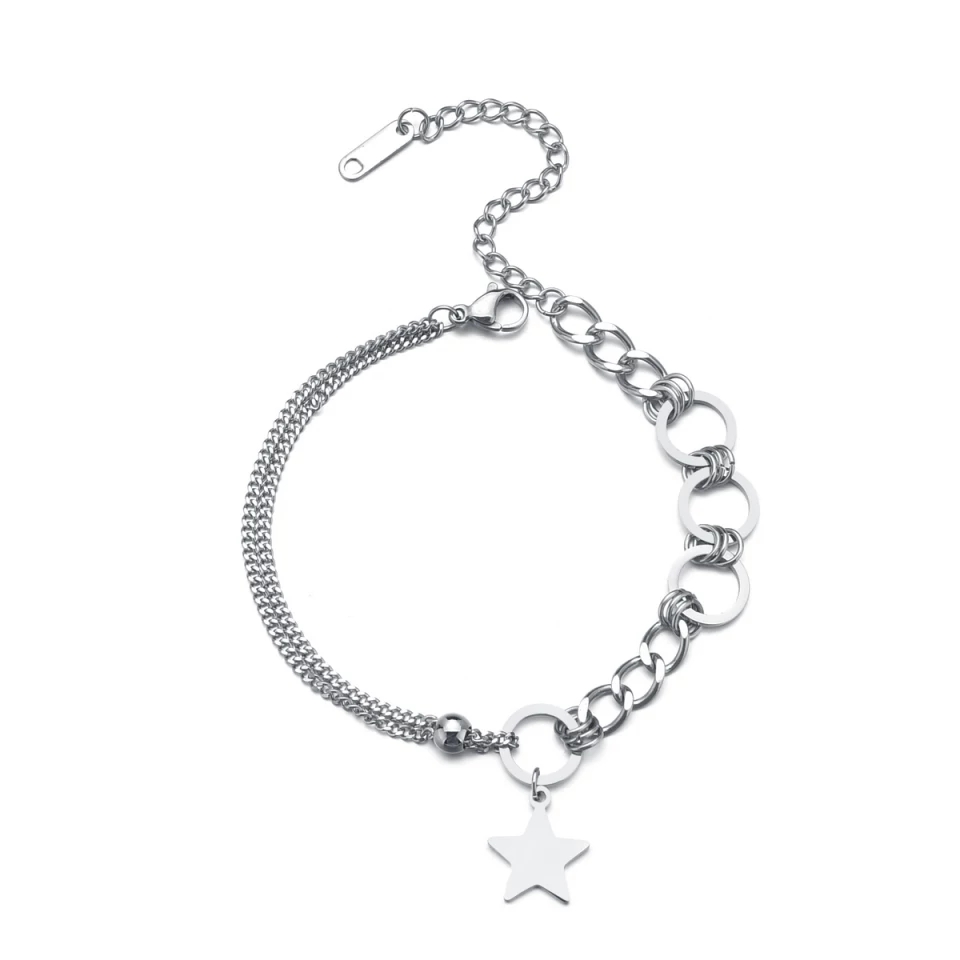 Star Charm Bracelets Pakistan Stainless Steel Bracelet for Women